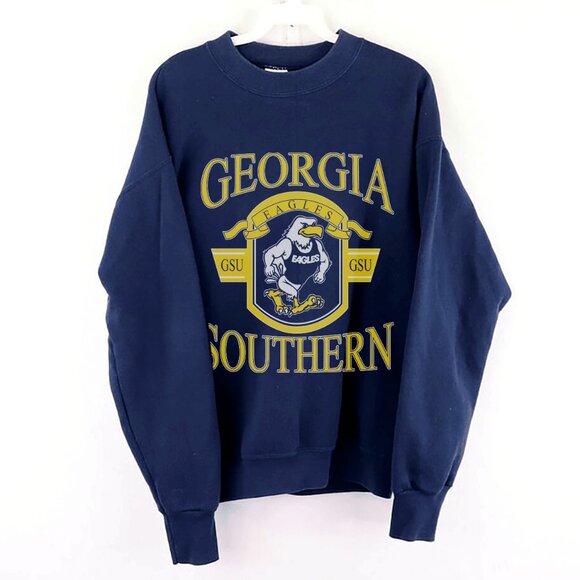 90s Georgia Southern University Sweatshirt, Georgia Southern Eagles Basketball - Picture 1 of 2